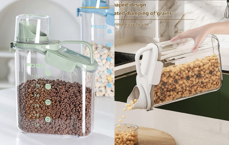 CONTENEDOR HERMETICO DE ALIMENTOS 1.8L