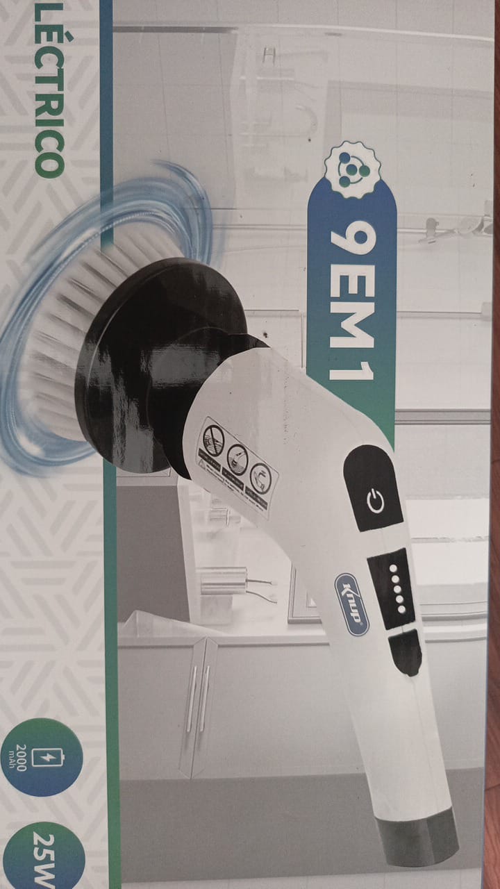 CEPILLO DE LIMPIEZA ELECTRICO 9 EN 1