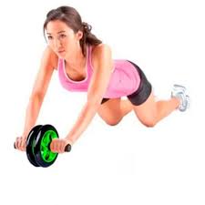 Rueda muscular Abdominal de doble rueda,