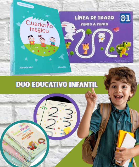 Cuaderno Mágico y Línea de Trazo