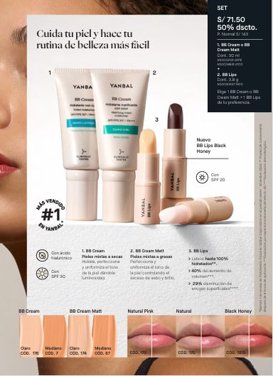 BB CREAM , BB CREAM MATT Y BB LIPS