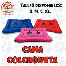 COLCHONETAS HIPOALERGENICAS MASCOTAS (PRECIOS POR TALLAS)