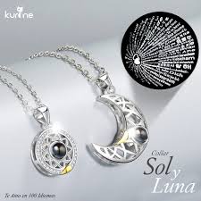 Collar sol y luna